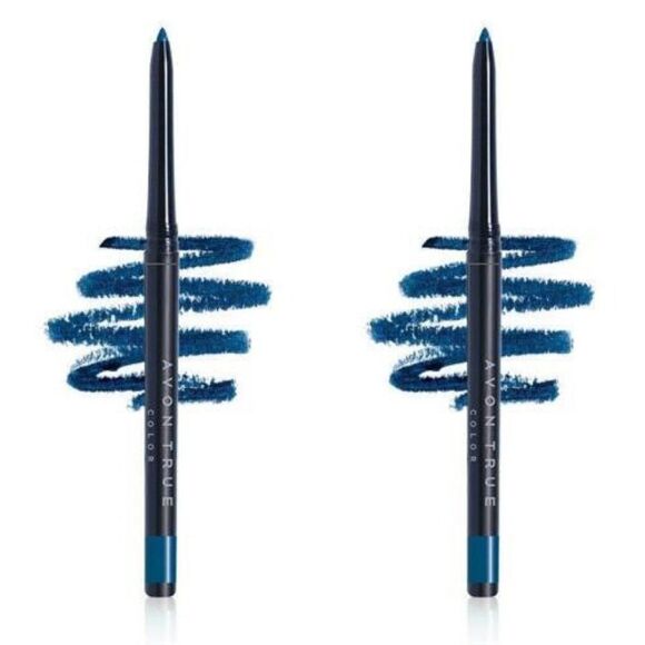 Lot of Two 2 Avon Glimmersticks Eyeliner Emerald & Starry Night Blue New/Sealed - Picture 4 of 10